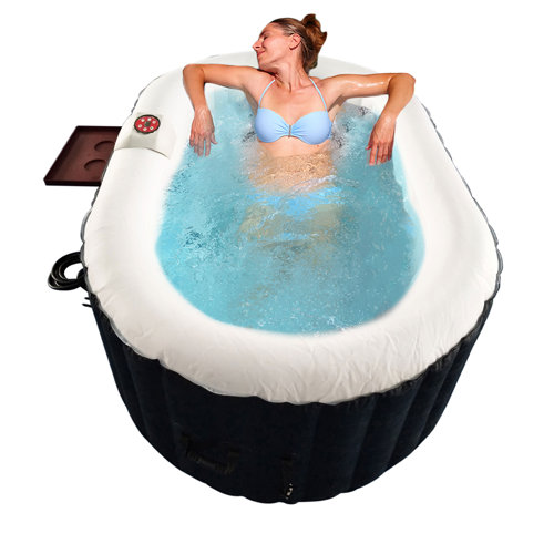 Aleko 2 Person 130 Jet Vinyl Inflatable Hot Tub & Reviews Wayfair